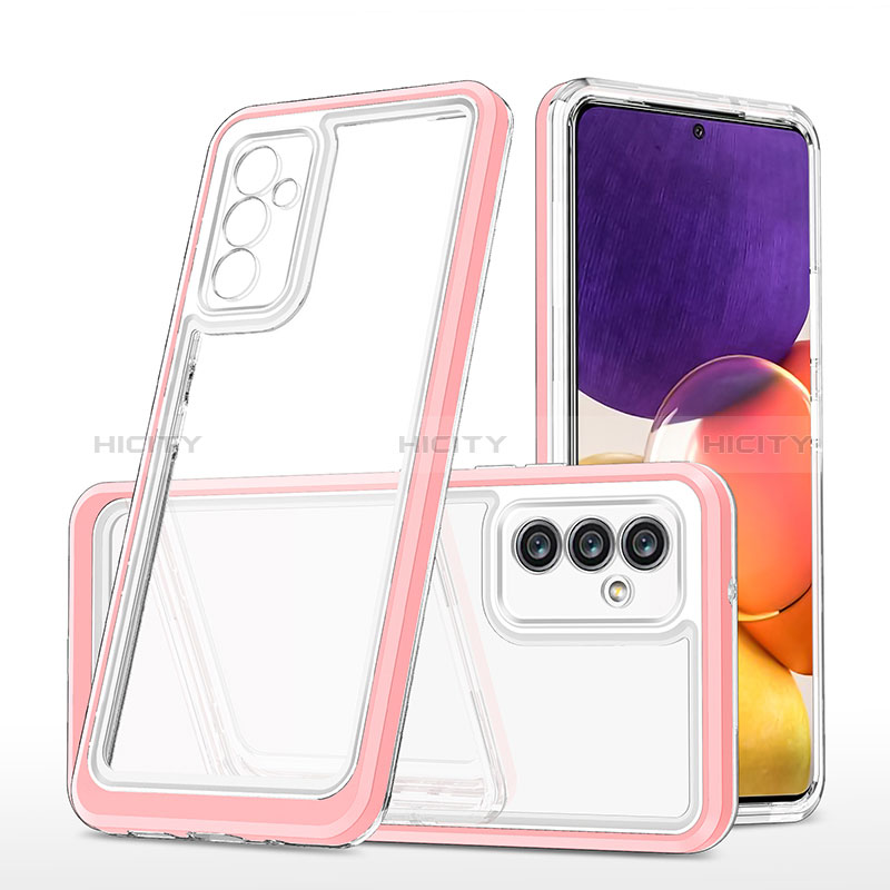 Silicone Transparent Mirror Frame Case Cover MQ1 for Samsung Galaxy A24 4G