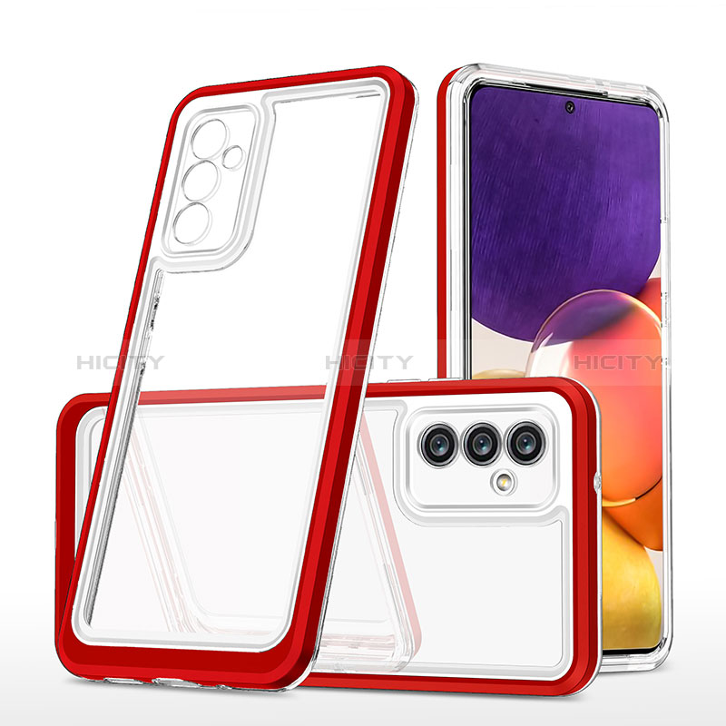 Silicone Transparent Mirror Frame Case Cover MQ1 for Samsung Galaxy A24 4G