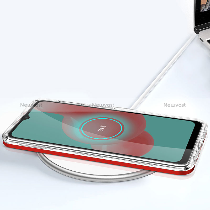 Silicone Transparent Mirror Frame Case Cover MQ1 for Samsung Galaxy A32 5G