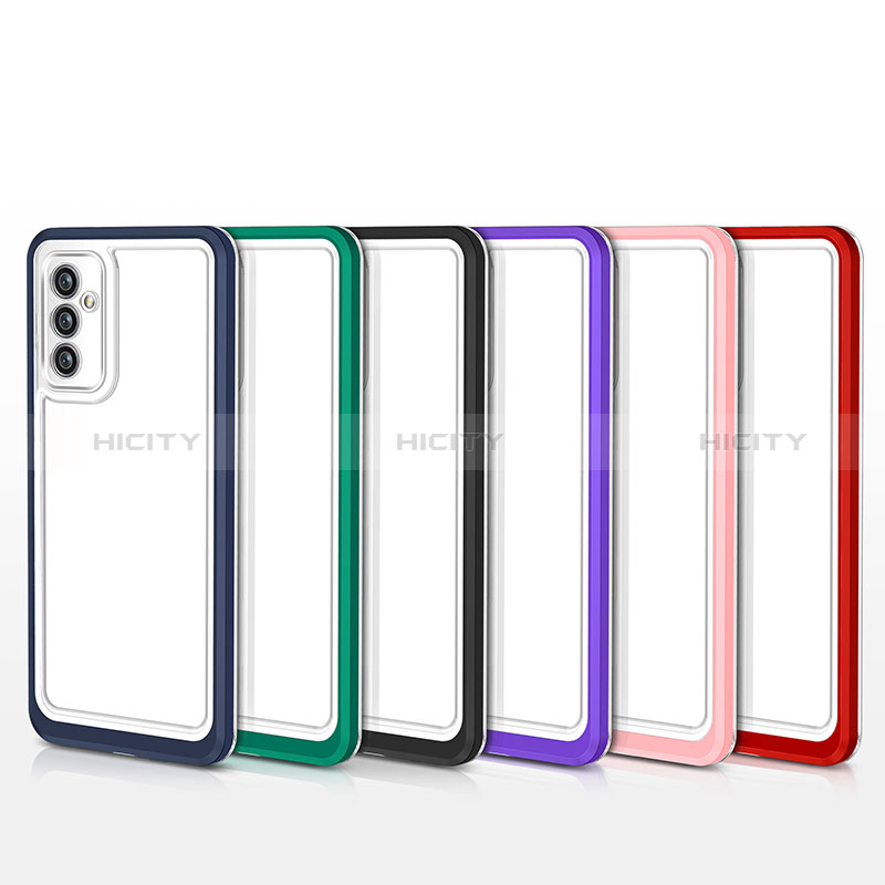 Silicone Transparent Mirror Frame Case Cover MQ1 for Samsung Galaxy A34 5G