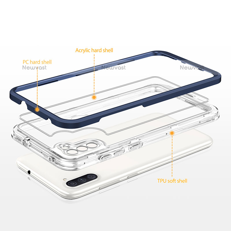 Silicone Transparent Mirror Frame Case Cover MQ1 for Samsung Galaxy M11