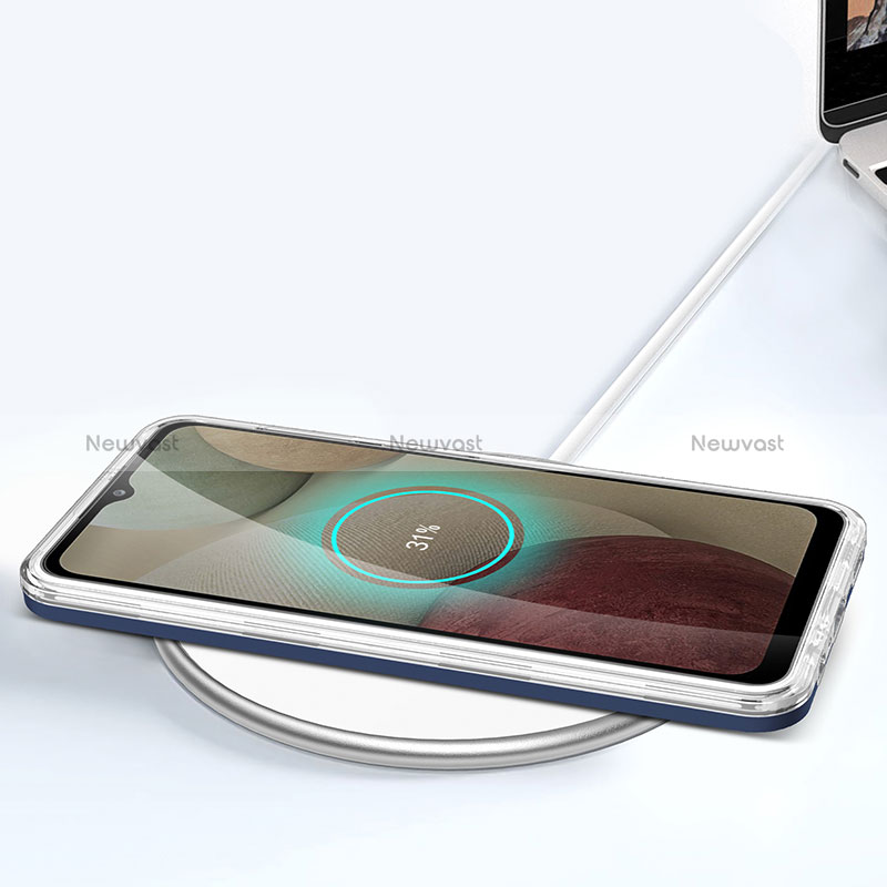 Silicone Transparent Mirror Frame Case Cover MQ1 for Samsung Galaxy M12
