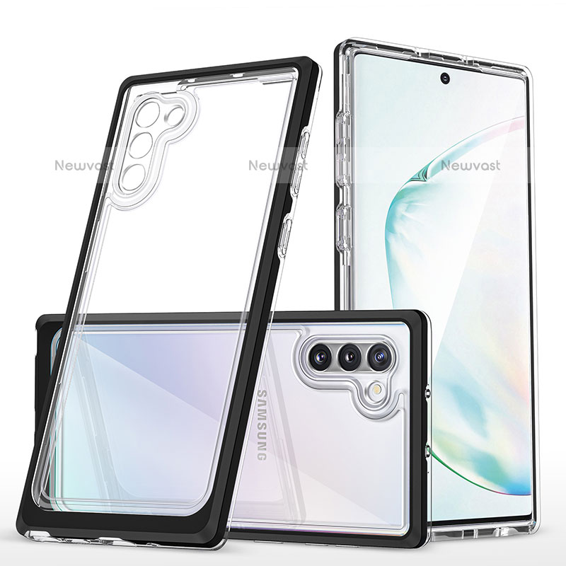 Silicone Transparent Mirror Frame Case Cover MQ1 for Samsung Galaxy Note 10 5G