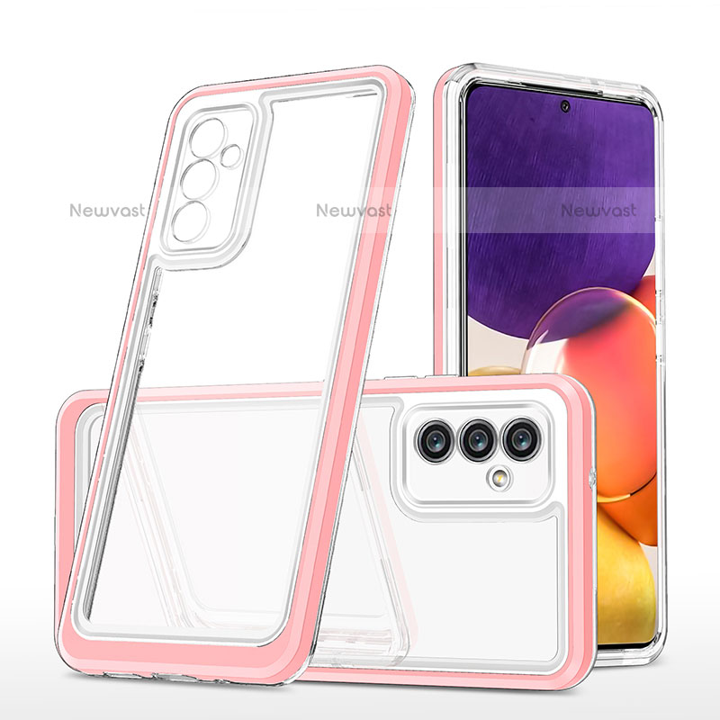 Silicone Transparent Mirror Frame Case Cover MQ1 for Samsung Galaxy Quantum2 5G