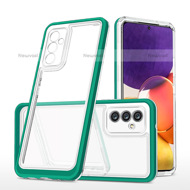 Silicone Transparent Mirror Frame Case Cover MQ1 for Samsung Galaxy Quantum2 5G