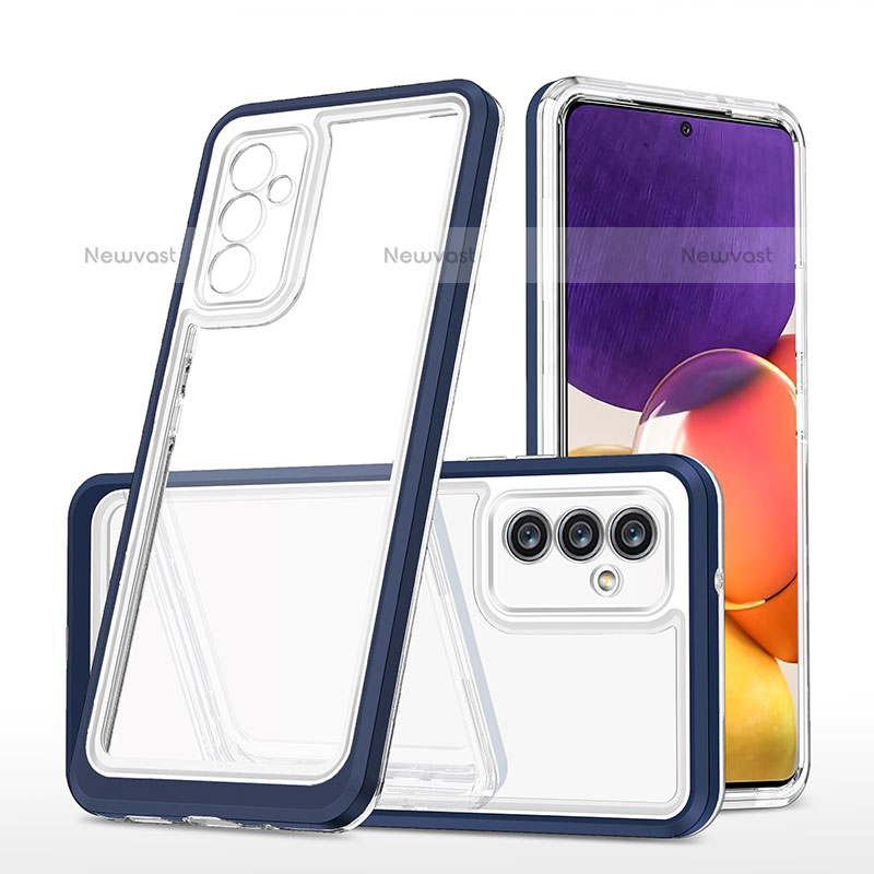 Silicone Transparent Mirror Frame Case Cover MQ1 for Samsung Galaxy Quantum2 5G