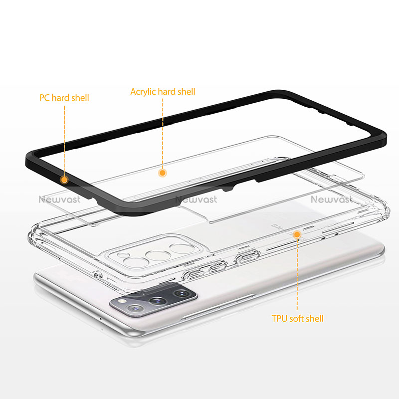 Silicone Transparent Mirror Frame Case Cover MQ1 for Samsung Galaxy S20 FE 5G