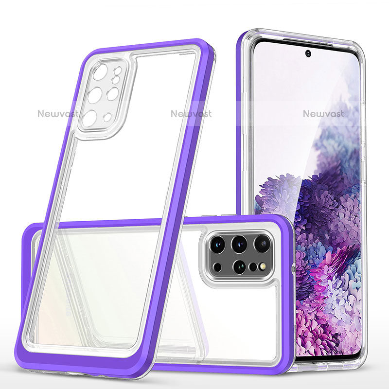 Silicone Transparent Mirror Frame Case Cover MQ1 for Samsung Galaxy S20 Plus 5G