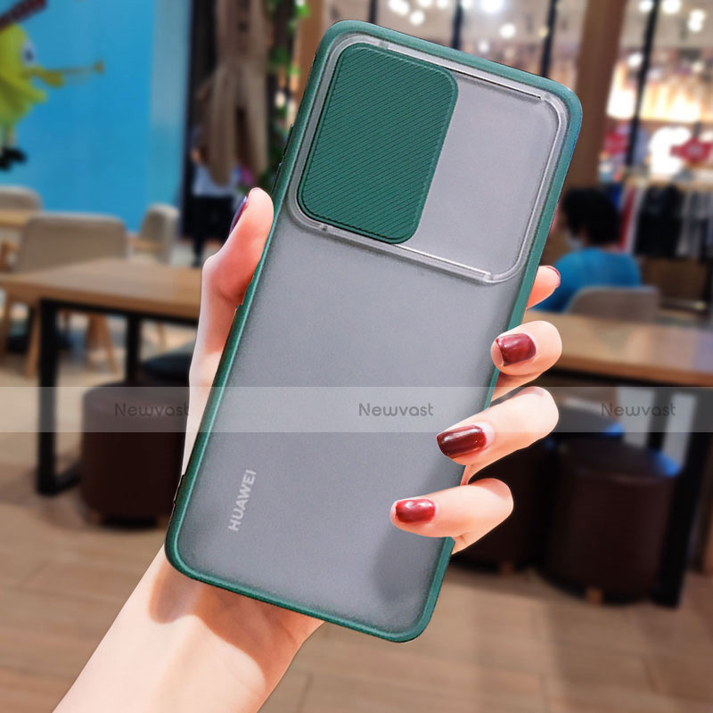 Silicone Transparent Mirror Frame Case Cover N05 for Huawei P40 Pro