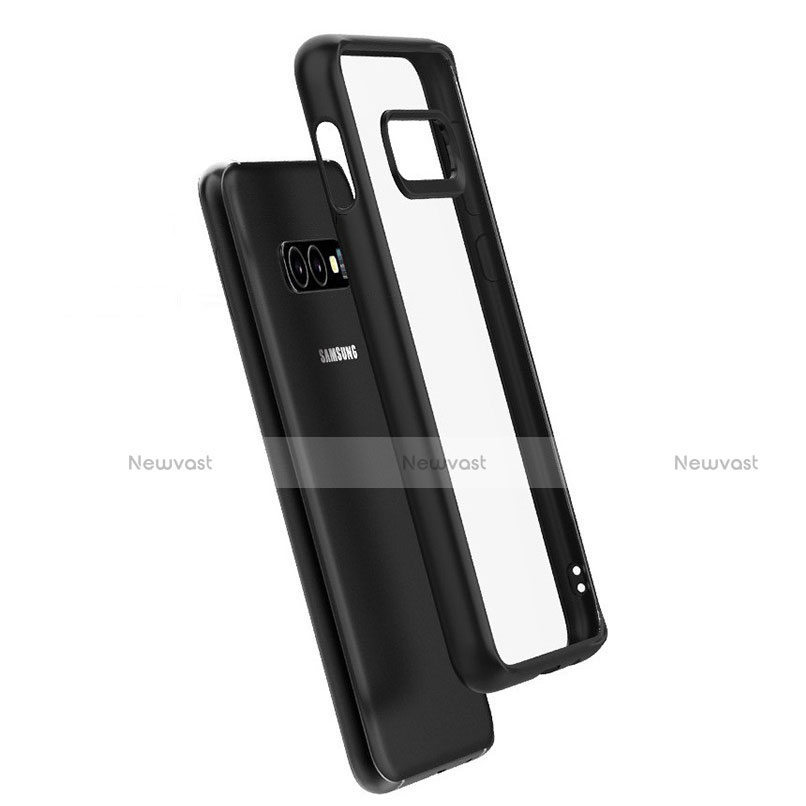 Silicone Transparent Mirror Frame Case Cover S01 for Samsung Galaxy S10e