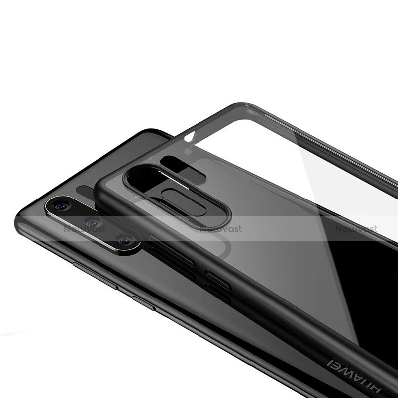 Silicone Transparent Mirror Frame Case Cover Z01 for Huawei P30 Pro New Edition