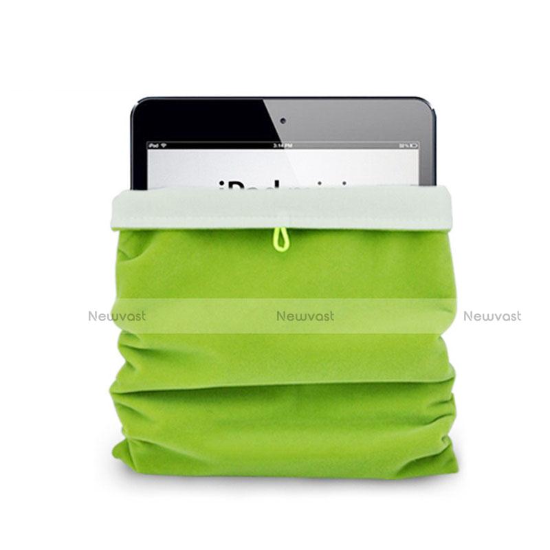 Sleeve Velvet Bag Case Pocket for Apple iPad Mini 3 Green