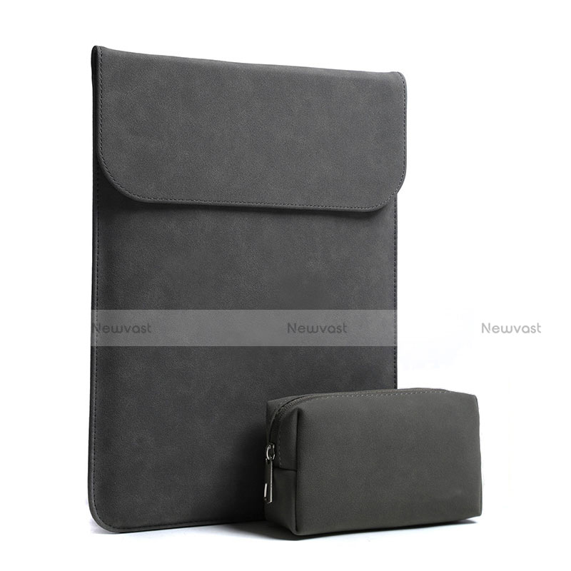 Sleeve Velvet Bag Case Pocket for Apple MacBook Pro 13 inch Black