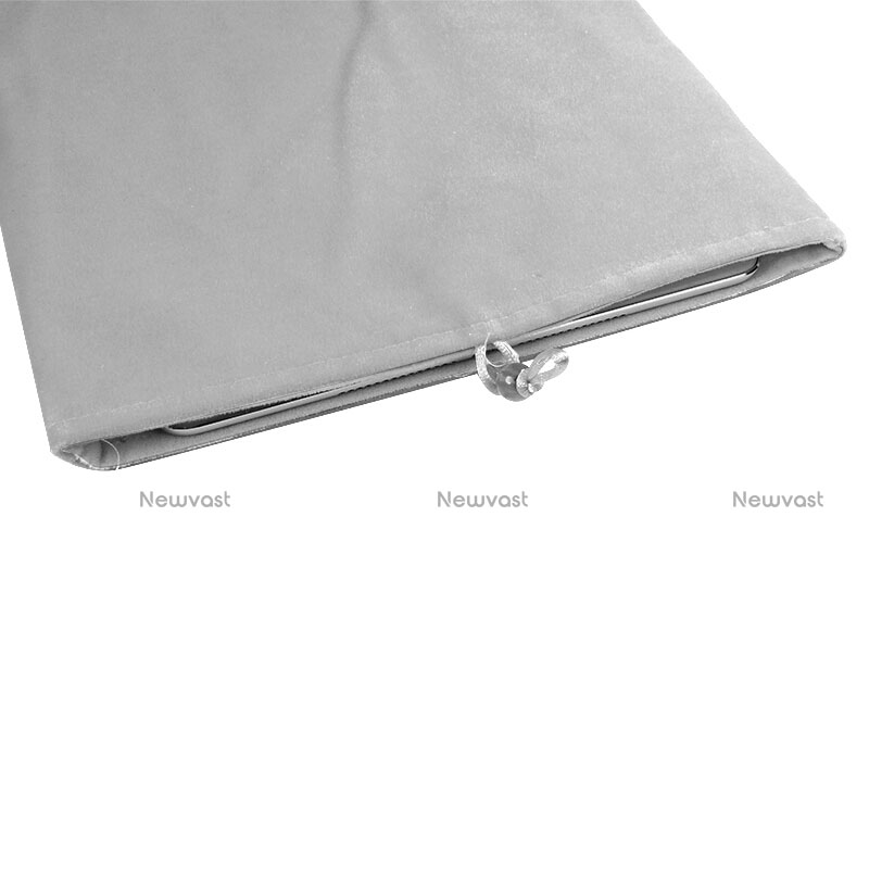 Sleeve Velvet Bag Case Pocket for Huawei Matebook E 12 White