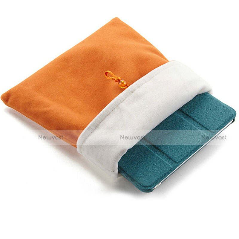 Sleeve Velvet Bag Case Pocket for Huawei MatePad T 8 Orange