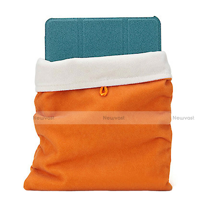 Sleeve Velvet Bag Case Pocket for Samsung Galaxy Tab S 10.5 SM-T800 Orange
