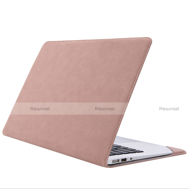 Sleeve Velvet Bag Case Pocket L01 for Huawei Honor MagicBook 14 Pink