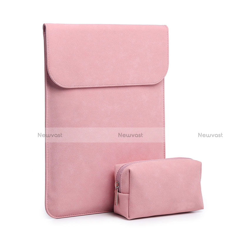 Sleeve Velvet Bag Case Pocket L02 for Huawei Honor MagicBook 14 Red