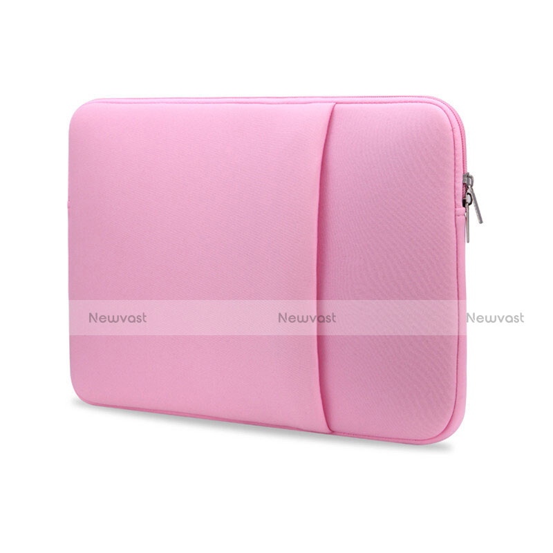 Sleeve Velvet Bag Case Pocket L05 for Huawei Honor MagicBook 14 Pink