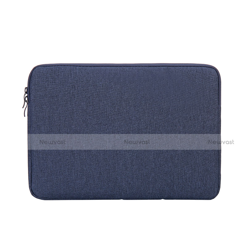 Sleeve Velvet Bag Case Pocket S01 for Samsung Galaxy Book Flex 15.6 NP950QCG Navy Blue