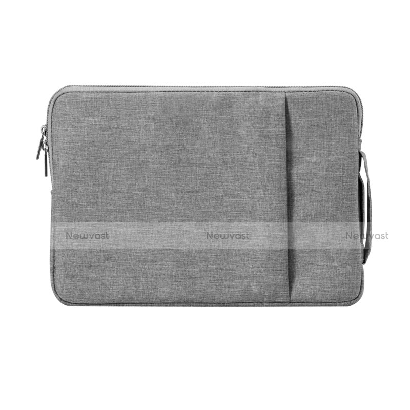 Sleeve Velvet Bag Case Pocket S02 for Samsung Galaxy Book Flex 13.3 NP930QCG Gray