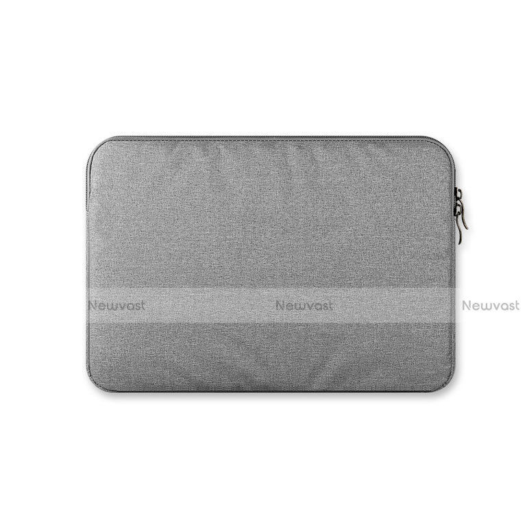 Sleeve Velvet Bag Case Pocket S03 for Huawei Honor MagicBook Pro (2020) 16.1 Gray