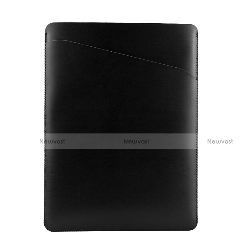 Sleeve Velvet Bag Leather Case Pocket for Apple iPad 2 Black