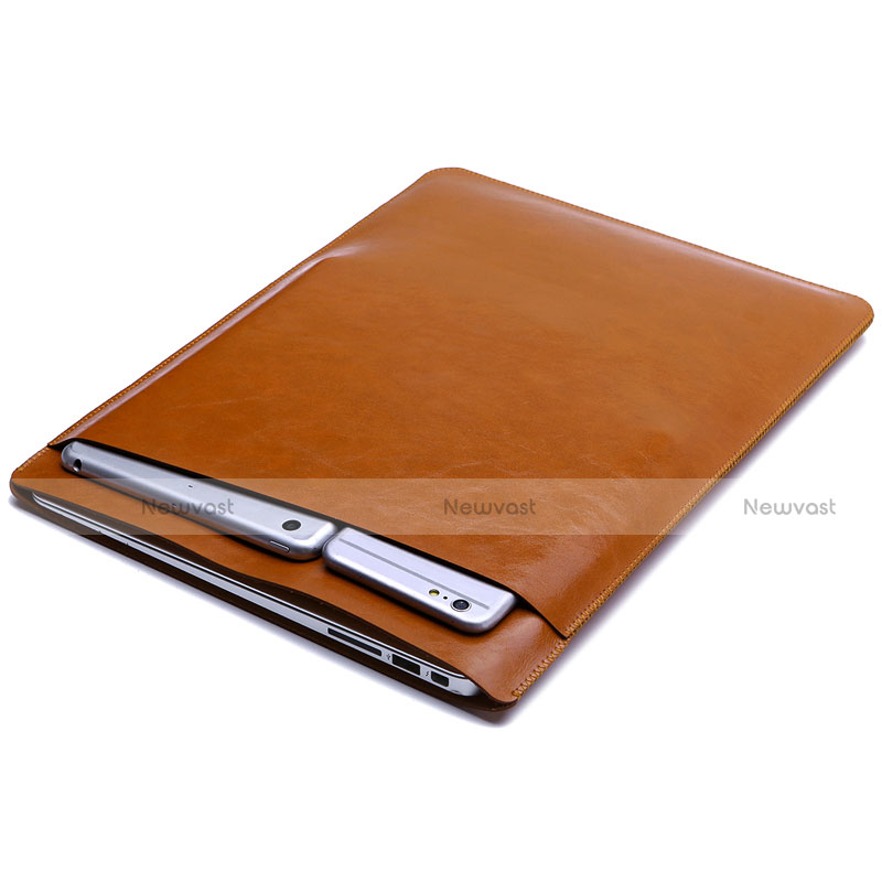 Sleeve Velvet Bag Leather Case Pocket L01 for Huawei Matebook D15 (2020) 15.6