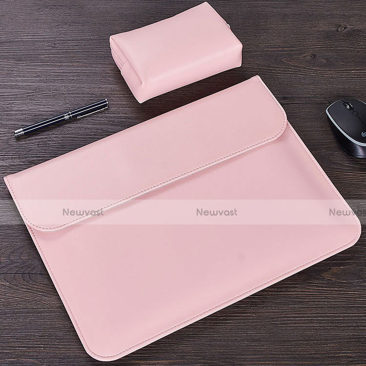 Sleeve Velvet Bag Leather Case Pocket L01 for Samsung Galaxy Book Flex 15.6 NP950QCG