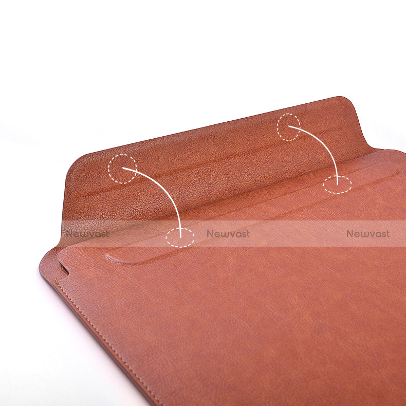 Sleeve Velvet Bag Leather Case Pocket L02 for Apple MacBook Pro 13 inch