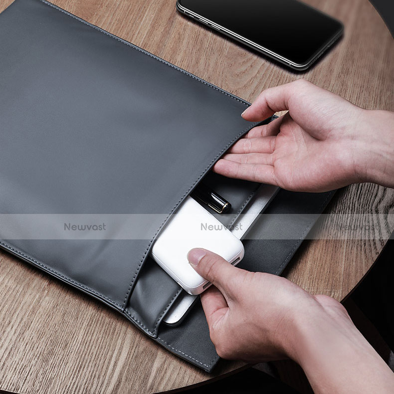 Sleeve Velvet Bag Leather Case Pocket L03 for Apple MacBook Pro 13 inch Retina