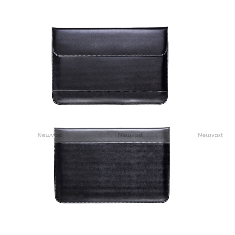 Sleeve Velvet Bag Leather Case Pocket L14 for Apple MacBook Air 13 inch (2020) Black