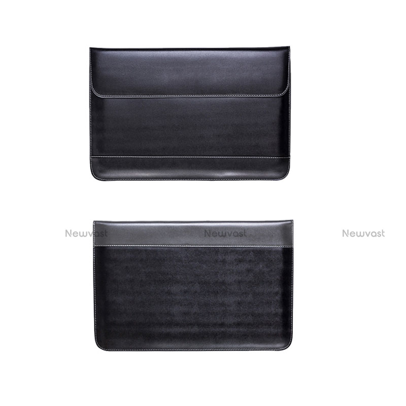 Sleeve Velvet Bag Leather Case Pocket L14 for Apple MacBook Pro 13 inch Retina Black