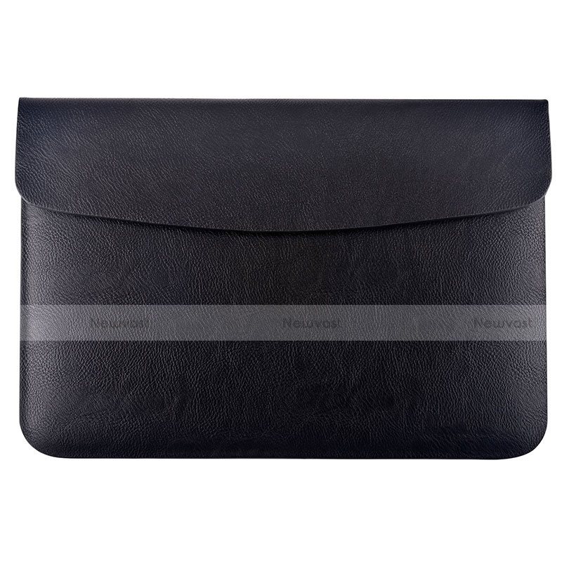 Sleeve Velvet Bag Leather Case Pocket L15 for Apple MacBook Air 11 inch Black