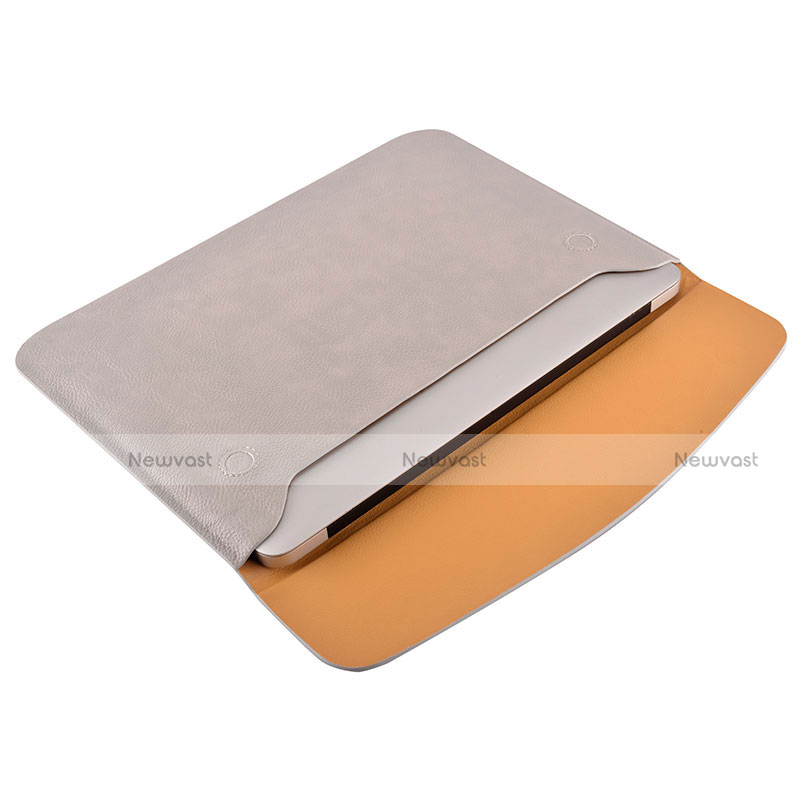 Sleeve Velvet Bag Leather Case Pocket L15 for Apple MacBook Air 13 inch