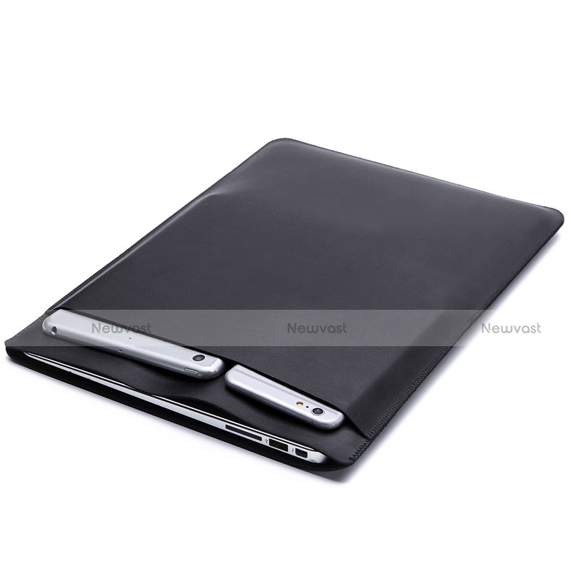 Sleeve Velvet Bag Leather Case Pocket L20 for Apple MacBook Pro 15 inch