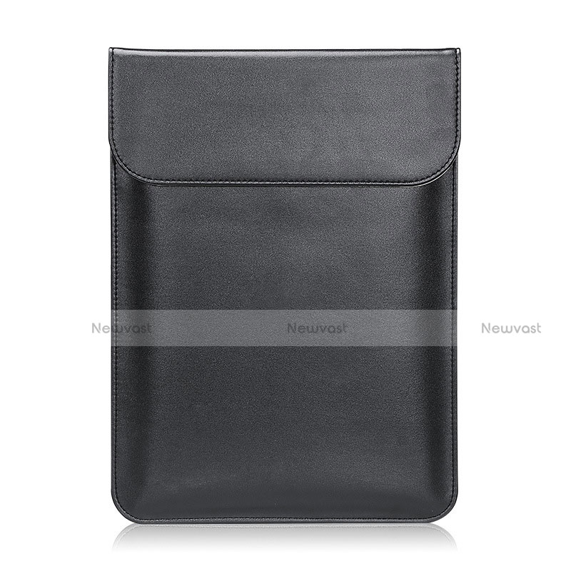 Sleeve Velvet Bag Leather Case Pocket L21 for Apple MacBook Air 13 inch Black