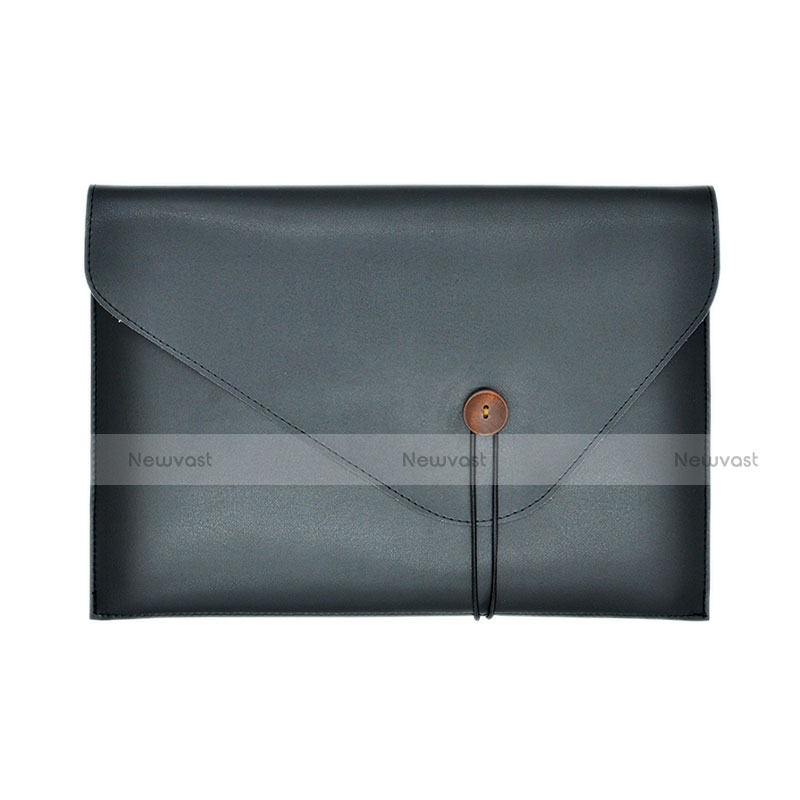 Sleeve Velvet Bag Leather Case Pocket L22 for Apple MacBook Pro 13 inch (2020) Black