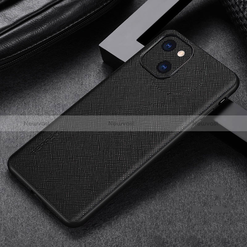 Soft Luxury Leather Snap On Case Cover A04 for Apple iPhone 15 Black