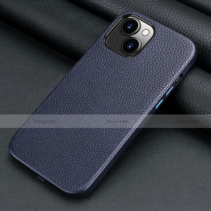 Soft Luxury Leather Snap On Case Cover A09 for Apple iPhone 14