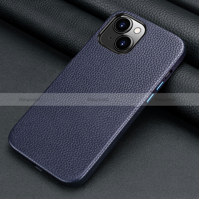 Soft Luxury Leather Snap On Case Cover A09 for Apple iPhone 15