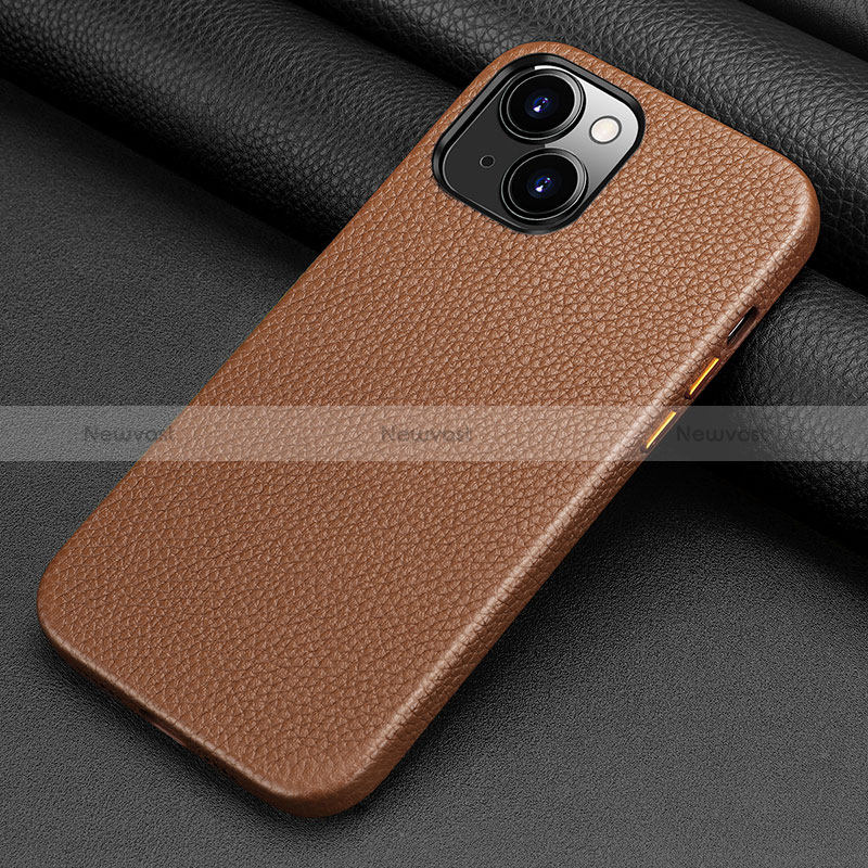 Soft Luxury Leather Snap On Case Cover A09 for Apple iPhone 15