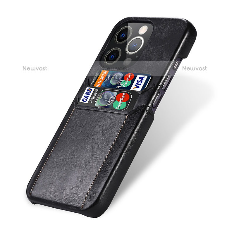 Soft Luxury Leather Snap On Case Cover A14 for Apple iPhone 15 Pro Max