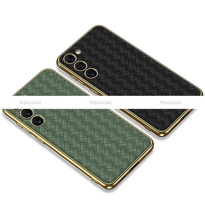 Soft Luxury Leather Snap On Case Cover AC3 for Samsung Galaxy S21 Plus 5G