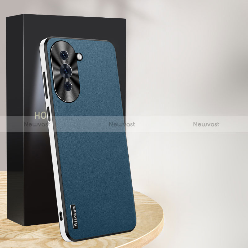 Soft Luxury Leather Snap On Case Cover AT1 for Huawei Nova 10