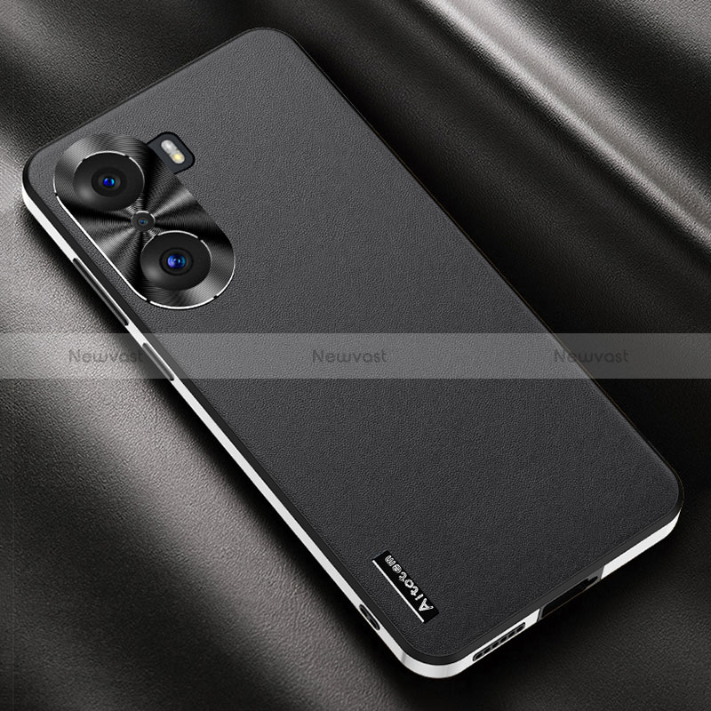 Soft Luxury Leather Snap On Case Cover AT2 for Huawei Honor 60 5G