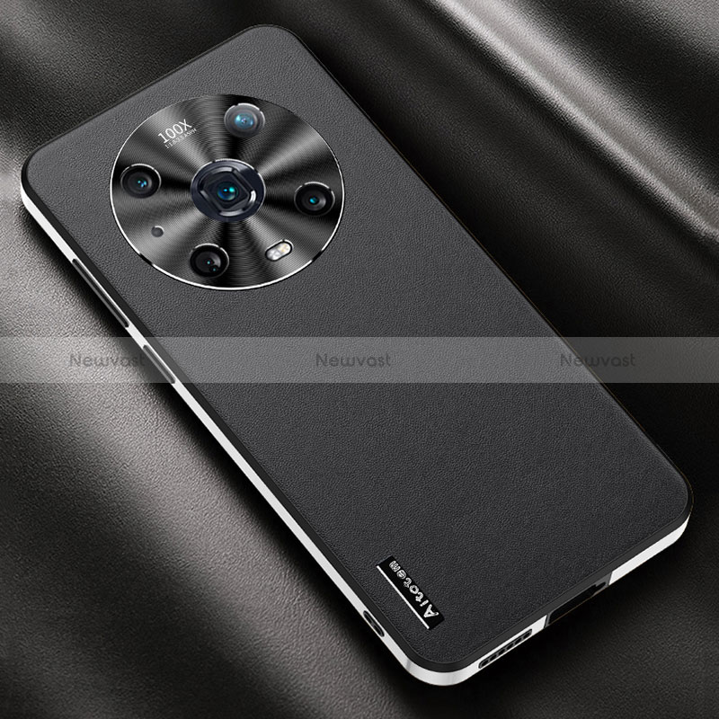 Soft Luxury Leather Snap On Case Cover AT2 for Huawei Honor Magic4 Pro 5G