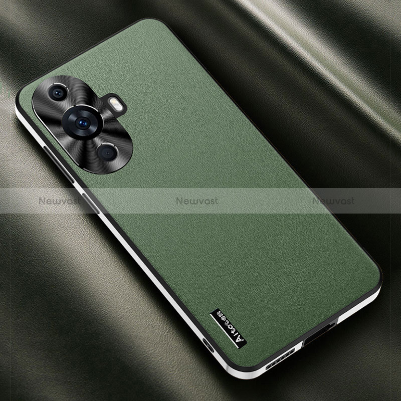 Soft Luxury Leather Snap On Case Cover AT2 for Huawei Nova 11 Pro