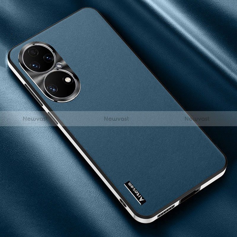 Soft Luxury Leather Snap On Case Cover AT2 for Huawei P50 Pro