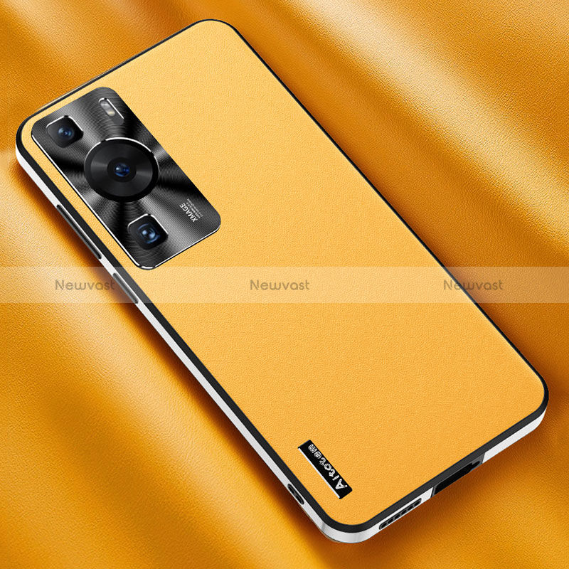 Soft Luxury Leather Snap On Case Cover AT2 for Huawei P60 Pro